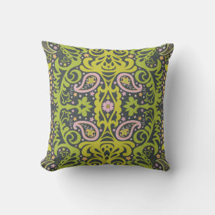 Orientalisches Glück: Paisley-Blumenmuster Kissen