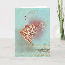 Orientalisches Glühen - Grußkarte Dankeskarte