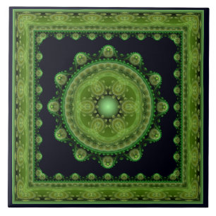 Orientalisches heiliges Ornament Fliese