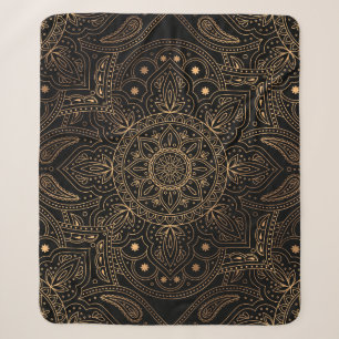 Orientalisches Mandala, Luxus-Vintage-Muster. Sherpadecke