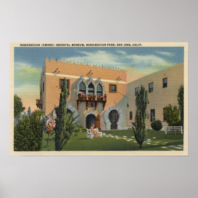 Orientalisches Museum Rosicrucian Park Poster (Vorne)