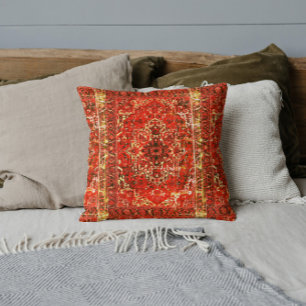 Orientalisches Teppichdesign im Grunge-Look Kissen