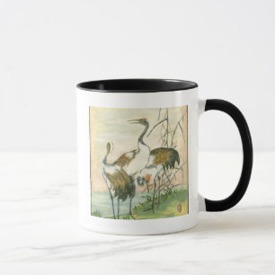 Orientalkrane am Wasser Tasse
