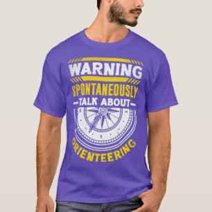 Orienteer-Läufer läuft Orienteering Lustig T-Shirt