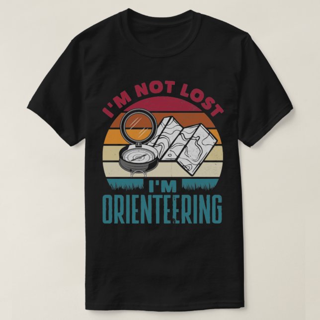Orienteer Runner Running Orientering T-Shirt (Design vorne)