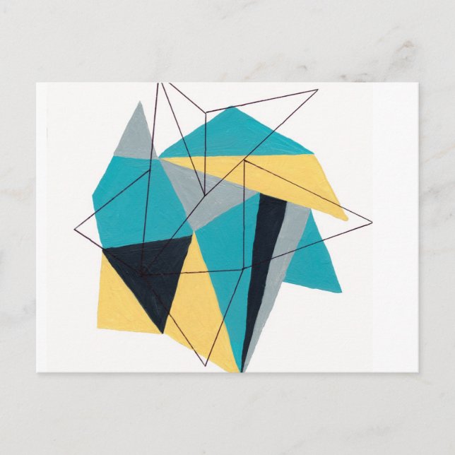 Origami 3 Postkarte (Vorderseite)