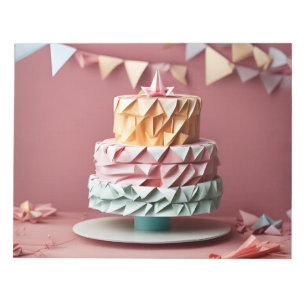 Origami Art - Süße für Ihre Feier Notizblock