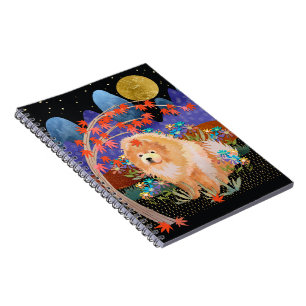 ORIGAMI AUTUMN Chow Spiralnotebook Notizblock
