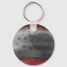 Origami Bird Explosion Schlüsselanhänger