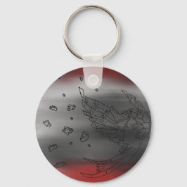 Origami Bird Explosion Schlüsselanhänger