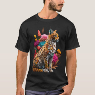 Origami Blume Wildlife Bobcat Orange Bobcat T-Shirt
