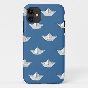 Origami Boote auf dem Wasser-Muster Case-Mate iPhone Hülle