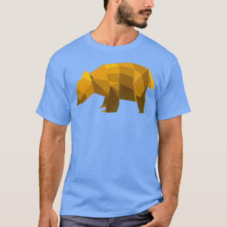 Origami-Braunbär T-Shirt