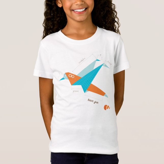 Origami brids T-Shirt (Vorderseite)
