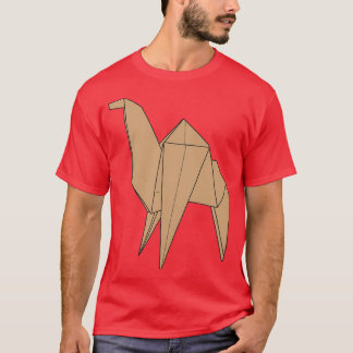 Origami Camel Light Brown T-Shirt