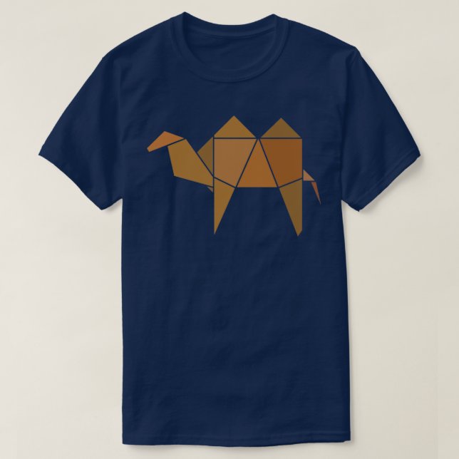Origami Camel T-Shirt (Design vorne)