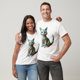 Origami Cat T - Shirt