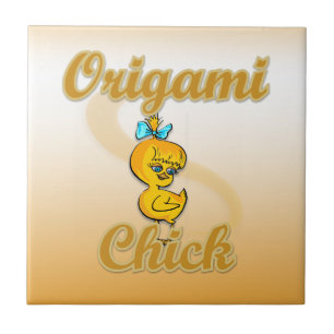 Origami Chick Fliese