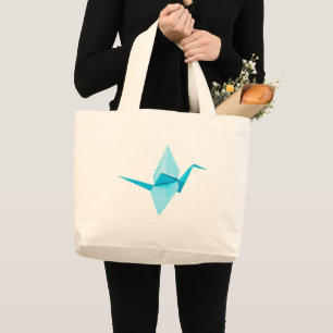 Origami Crane Jumbo Stoffbeutel
