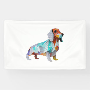 Origami-Dackel Banner