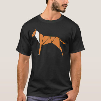 ORIGAMI DOGGIE Funny Traditionelles Japanisches Ar T-Shirt