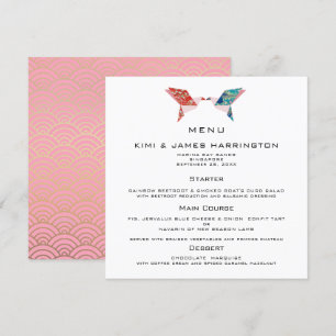 Origami Doves   Einladung zur Hochzeit