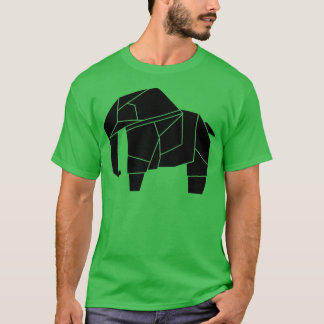 Origami Elephant 16 T-Shirt