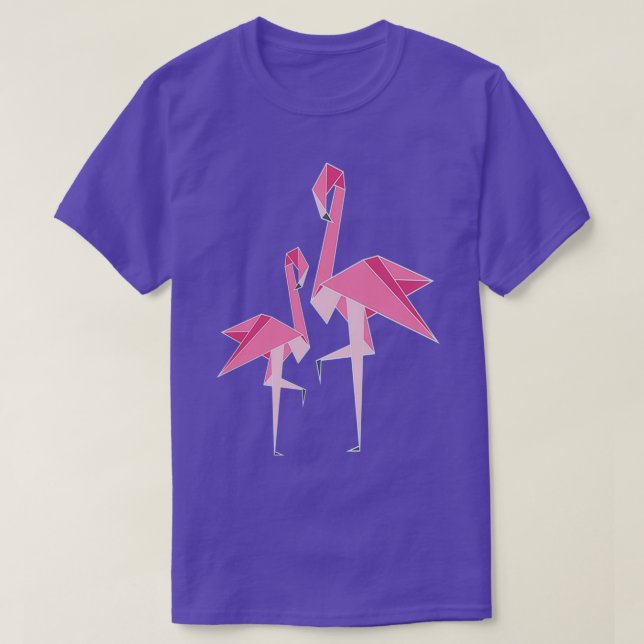 Origami Flamingo 4 T-Shirt (Design vorne)