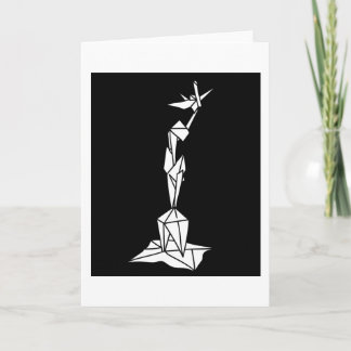 Origami Foldable Paper Art Karte