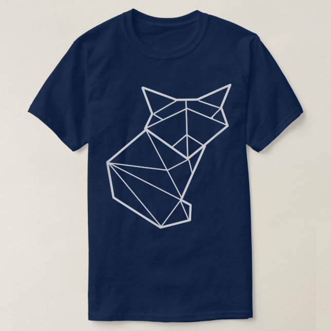 Origami Fox Artist T - Shirt (Design vorne)