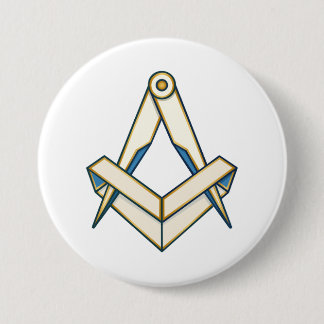 Origami-Freimaurersymbol Button