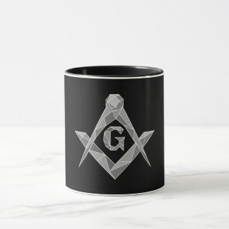 Origami-Freimaurersymbol Tasse