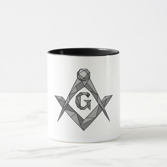 Origami-Freimaurersymbol Tasse (Zentrum)