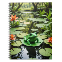 Origami Frosch-Spirale