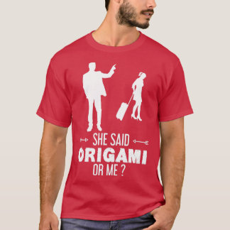 Origami Funny Design für Geschenk 9 T-Shirt