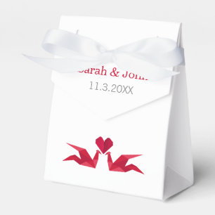 Origami-Gastgeschenk Hochzeit Geschenkschachtel
