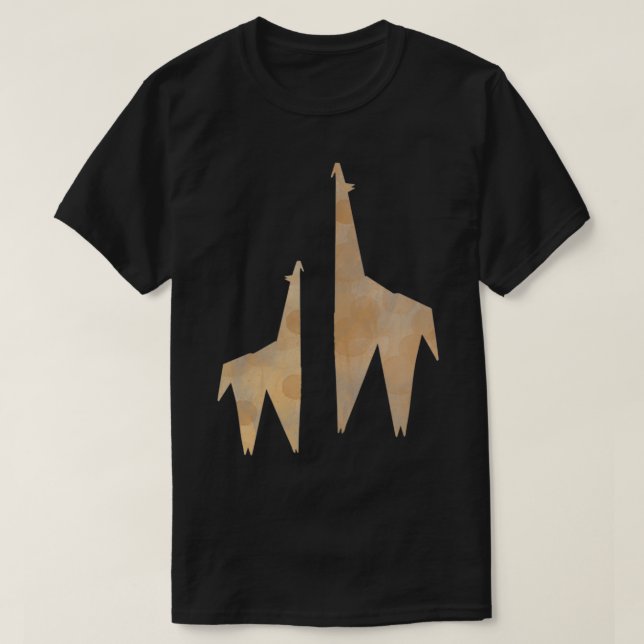 Origami Giraffes T-Shirt (Design vorne)