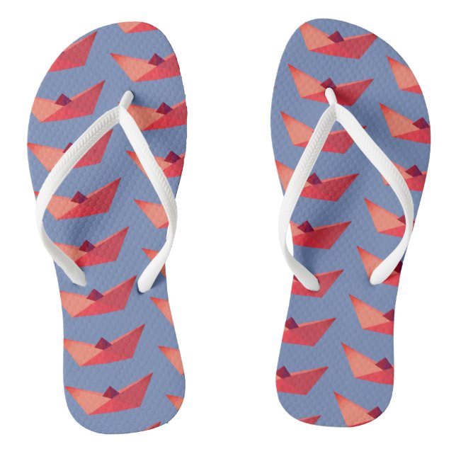 Origami Hat Boat Sommer Flip Flops (Fußbett)