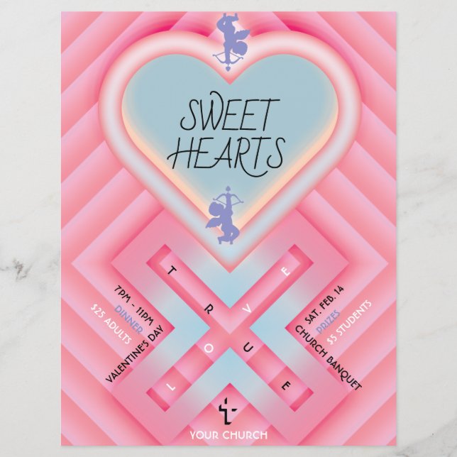 Origami Heart X Sweet Hearts Flyer (Vorne)
