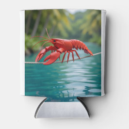 Origami-Hummer auf einem Seiltänzer-Getränkehalter Dosenkühler