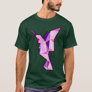 Origami Hummingbird Watercolor T-Shirt