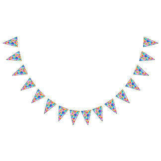 Origami Kaleidoskop-Wimpel Wimpelkette