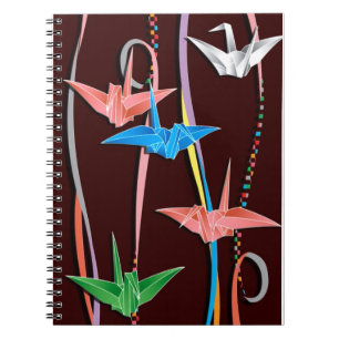Origami Kräne Notizblock