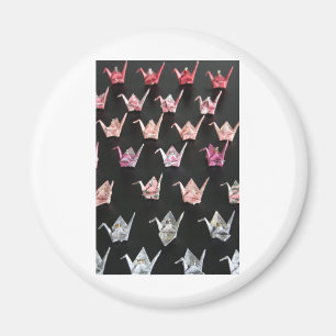 origami Kranverzierungen Magnet