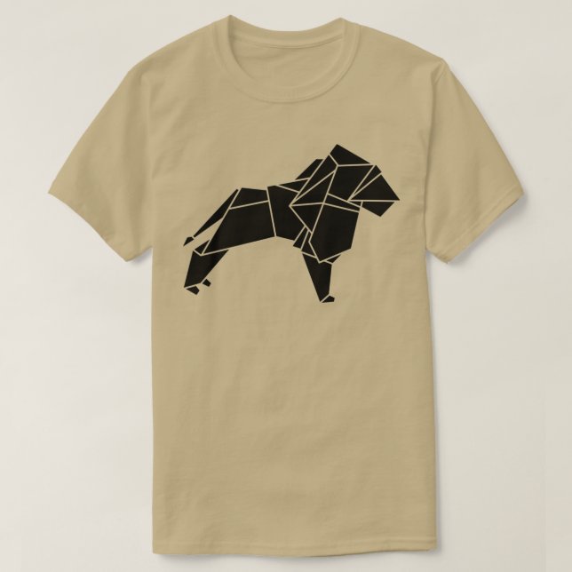 Origami Lion 2 T-Shirt (Design vorne)