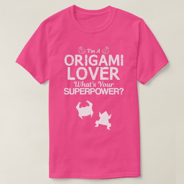 Origami Lover Super Funny Design für Geschenke T-Shirt (Design vorne)