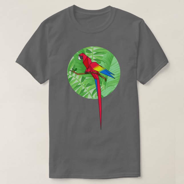 Origami Macaw T-Shirt (Design vorne)