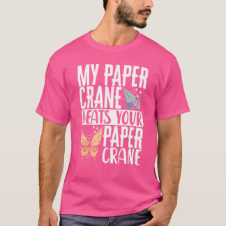 Origami Master Paper Faltcraft Handkrane mein Papi T-Shirt