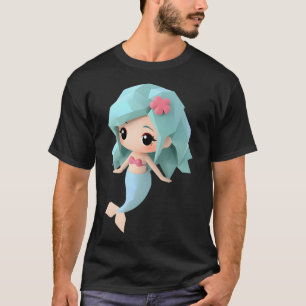 Origami Meerjungfrau T-Shirt