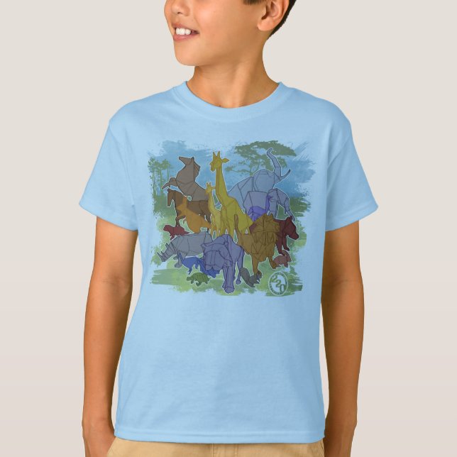 Origami Menagerie T-Shirt (Vorderseite)
